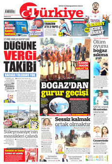 TÜRKİYE GAZETESİ 25 Ağustos 2025 gazete manşeti