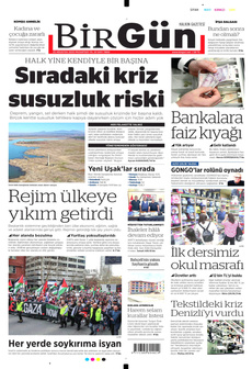 BİRGÜN 25 Ağustos 2025 gazete manşeti