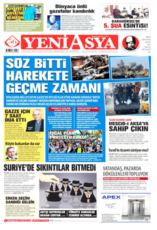 YENİ ASYA 25 Ağustos 2025 gazete manşeti