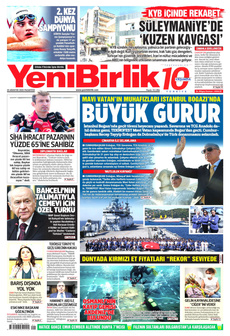 YENİBİRLİK 25 Ağustos 2025 gazete manşeti