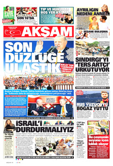 AKŞAM 26 Ağustos 2025 gazete manşeti
