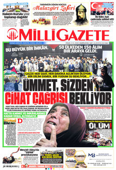 MİLLİ GAZETE 26 Ağustos 2025 gazete manşeti