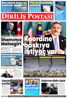 DİRİLİŞ POSTASI 26 Ağustos 2025 gazete manşeti