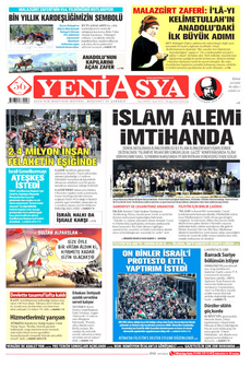 YENİ ASYA 26 Ağustos 2025 gazete manşeti