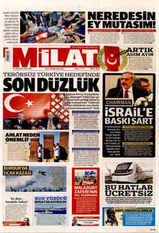 MİLAT 26 Ağustos 2025 gazete manşeti