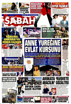 SABAH 27 Ağustos 2025 gazete manşeti