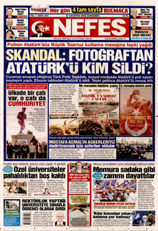 NEFES 27 Ağustos 2025 gazete manşeti