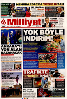 MİLLİYET 27 Ağustos 2025 gazete manşeti