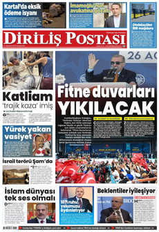 DİRİLİŞ POSTASI 27 Ağustos 2025 gazete manşeti