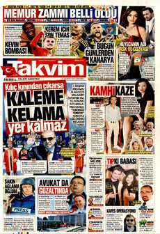 TAKVİM 27 Ağustos 2025 gazete manşeti