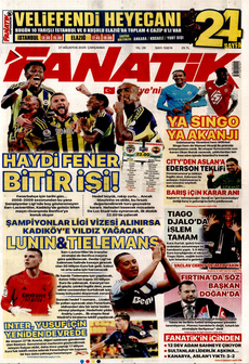 FANATİK 27 Ağustos 2025 gazete manşeti