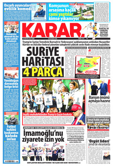 KARAR 29 Ağustos 2025 gazete manşeti