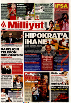 MİLLİYET 29 Ağustos 2025 gazete manşeti