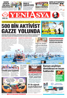 YENİ ASYA 29 Ağustos 2025 gazete manşeti