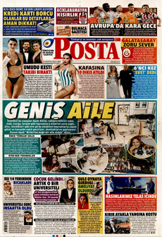 POSTA 29 Ağustos 2025 gazete manşeti