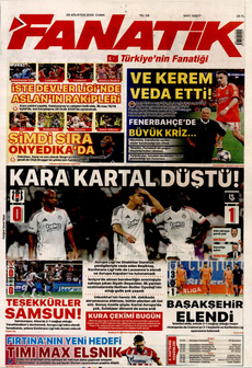 FANATİK 29 Ağustos 2025 gazete manşeti