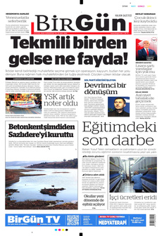 BİRGÜN 6 Eylül 2025 gazete manşeti