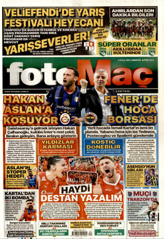FOTOMAÇ 6 Eylül 2025 gazete manşeti