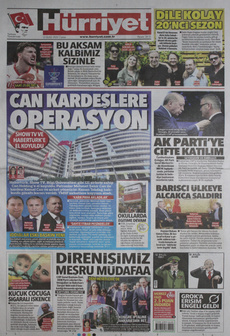 HÜRRİYET 12 Eylül 2025 gazete manşeti