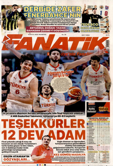 FANATİK 15 Eylül 2025 gazete manşeti
