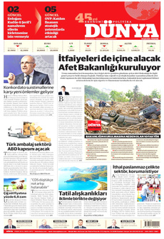 DÜNYA 18 Eylül 2025 gazete manşeti