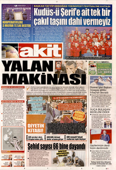 YENİ AKİT 20 Eylül 2025 gazete manşeti
