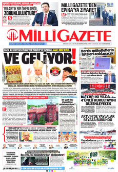MİLLİ GAZETE 20 Eylül 2025 gazete manşeti