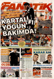 FANATİK 20 Eylül 2025 gazete manşeti