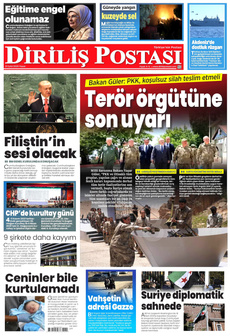 DİRİLİŞ POSTASI 21 Eylül 2025 gazete manşeti