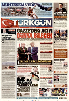 TÜRKGÜN 22 Eylül 2025 gazete manşeti