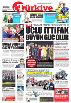 TÜRKİYE GAZETESİ 22 Eylül 2025 gazete manşeti