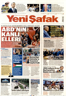 YENİ ŞAFAK 22 Eylül 2025 gazete manşeti