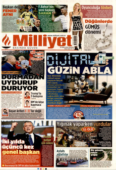 MİLLİYET 22 Eylül 2025 gazete manşeti