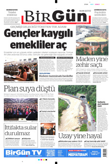 BİRGÜN 22 Eylül 2025 gazete manşeti