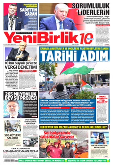 YENİBİRLİK 22 Eylül 2025 gazete manşeti