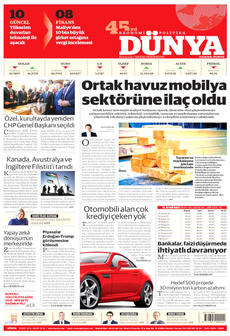 DÜNYA 22 Eylül 2025 gazete manşeti