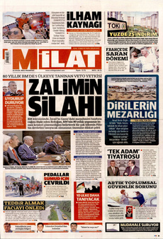 MİLAT 22 Eylül 2025 gazete manşeti