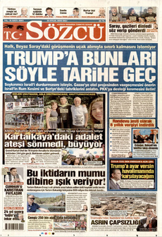SÖZCÜ 23 Eylül 2025 gazete manşeti