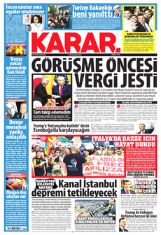 KARAR 23 Eylül 2025 gazete manşeti