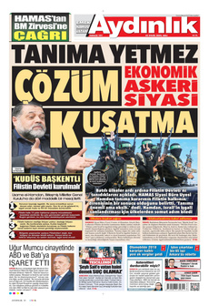 AYDINLIK GAZETESİ 23 Eylül 2025 gazete manşeti