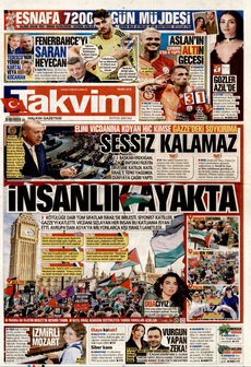 TAKVİM 23 Eylül 2025 gazete manşeti