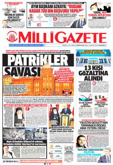 MİLLİ GAZETE 24 Eylül 2025 gazete manşeti