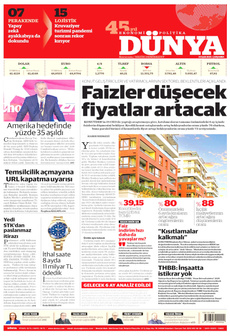 DÜNYA 24 Eylül 2025 gazete manşeti