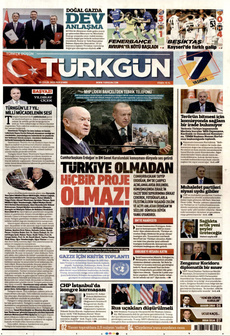 TÜRKGÜN 25 Eylül 2025 gazete manşeti