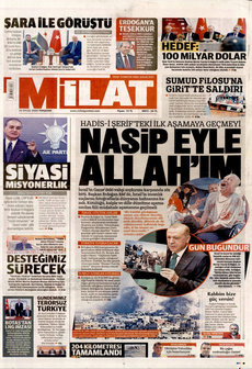 MİLAT 25 Eylül 2025 gazete manşeti
