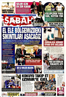 SABAH 26 Eylül 2025 gazete manşeti