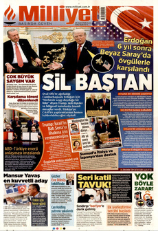 MİLLİYET 26 Eylül 2025 gazete manşeti