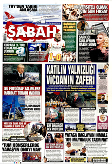 SABAH 27 Eylül 2025 gazete manşeti