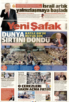 YENİ ŞAFAK 27 Eylül 2025 gazete manşeti
