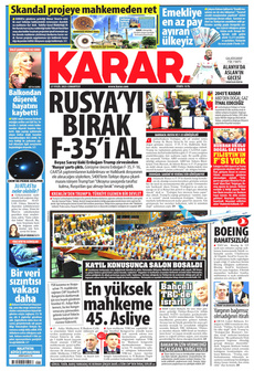 KARAR 27 Eylül 2025 gazete manşeti